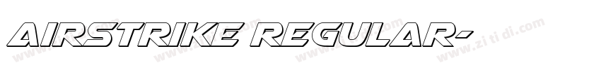 Airstrike Regular字体转换